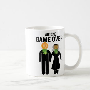 Taza De Café Funny Pineapple Swinger Gift Boda Bride Groom M