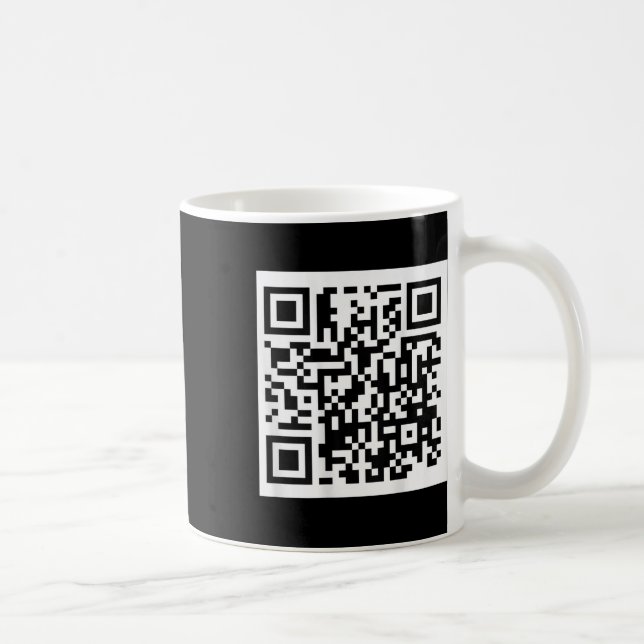 Taza De Café Funny presidente de Qr Trump 4547 Tee Trump (Derecha)