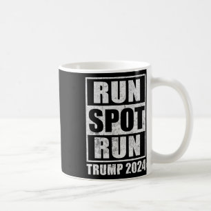Taza De Café Funny Pro Trump 2024 Run Spot Trump Kamala Deb