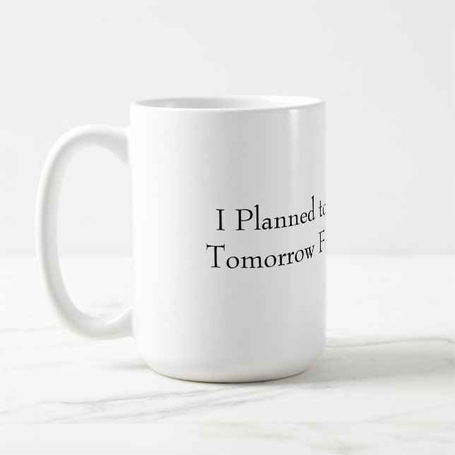 Taza De Café Funny Productive Mug (Izquierda)
