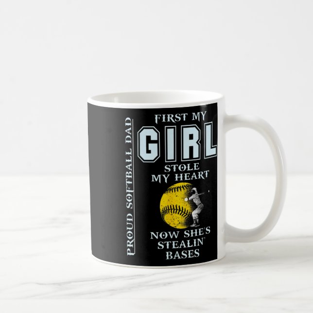 Taza De Café Funny Proud Softll Dad - Girl Stole My Heart  (Derecha)