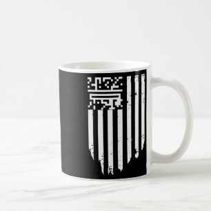 Taza De Café Funny Qr presidente Trump código de baile