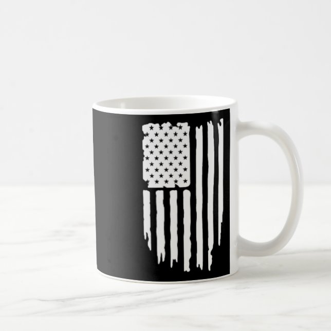 Taza De Café Funny Qr presidente Trump código de baile (en negr (Derecha)