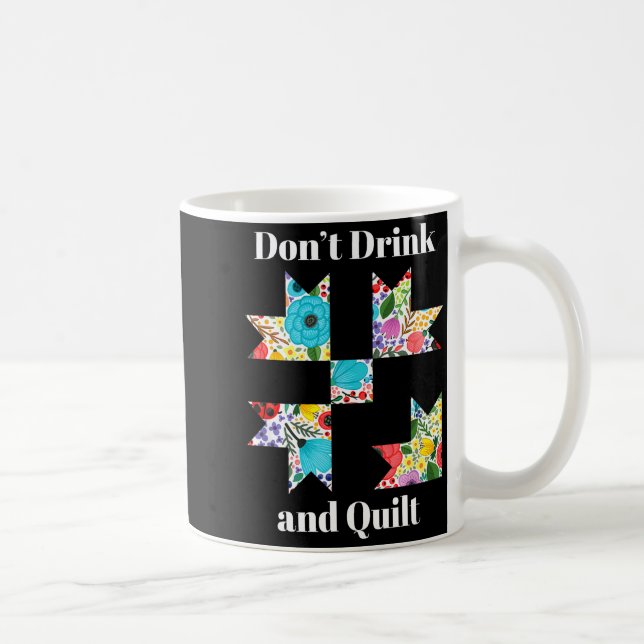 Taza De Café Funny Quilting Sewing Quilt Quilter Gift  (Derecha)