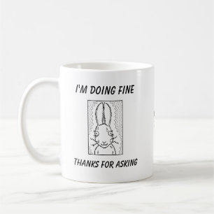 Taza De Café Funny Rabbit Personalizado