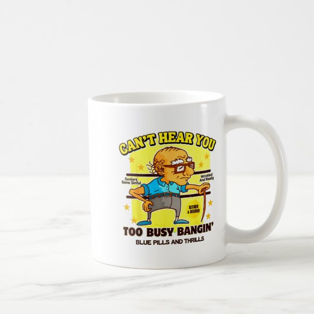 Taza De Café Funny Retirement Bold Inappropriate Funny Gag Gift (Derecha)