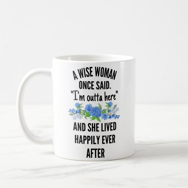 Taza De Café Funny Retirement Gift for Women from Colleagues (Izquierda)