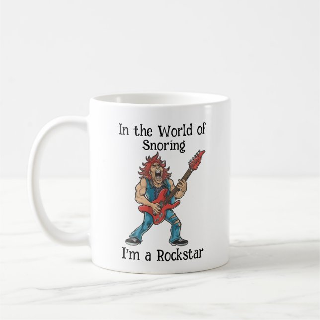 Taza De Café Funny Rockstar (Izquierda)
