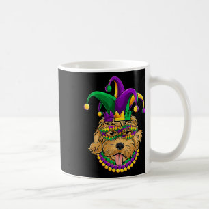 Taza De Café Funny ropa de perro de Mardi Gras