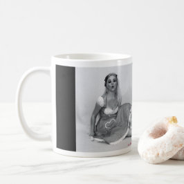 Taza De Café Funny Rude Novedad Vintage Pinup Chica Babe Mug