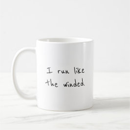 Taza De Café Funny Runner
