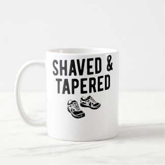 Taza De Café Funny Running Shaved Tapered Distance Runner