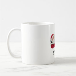 Taza De Café   Funny santa christmas cartoon  illustration 