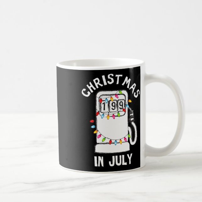 Taza De Café Funny Sarcastic Christmas In July Fuel Pump Gas Pu (Derecha)
