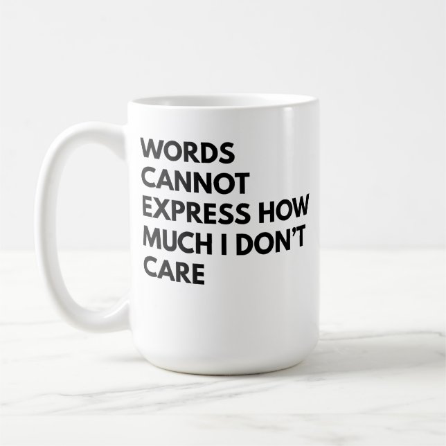 Taza De Café Funny Sarcastic Coffee Mug for Office Workers (Izquierda)