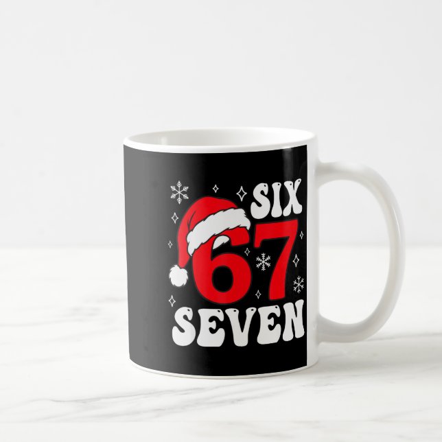 Taza De Café Funny Saying Six Seven Christmas 67 Meme Xmas Boys (Derecha)