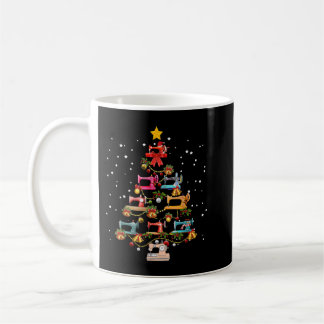 Taza De Café Funny Sewing Machine Christmas Tree Christmas Orna