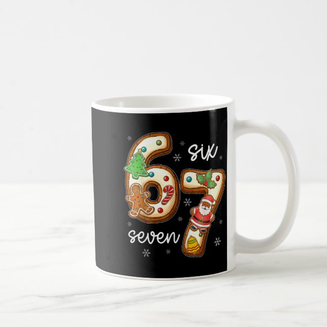 Taza De Café Funny Six Seven 67 Gingerbread Christmas Boys Xmas (Derecha)