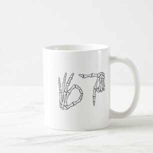 Taza De Café Funny Six Seven 6 7 Meme 67 Skeleton Hallowee
