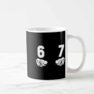 Taza De Café Funny Six Seven Gen Alpha Slang Meme 6 7 Costume 