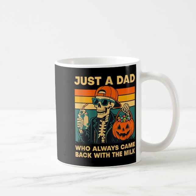 Taza De Café Funny Skeleton Dad Quote Retro Gift For Father’s D (Derecha)