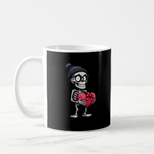 Taza De Café Funny Skeleton Men Skeleton Heart Valentines
