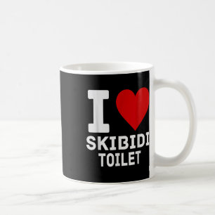 Taza De Café Funny Skibidi Meme I Love Skibidi Toilet For Men A
