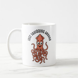 Taza De Café Funny Squid