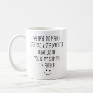 Taza De Café Funny Step Dad and Step Daughter Relationship