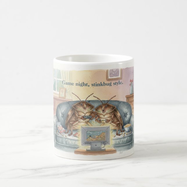 Taza De Café Funny Stinkbug Gardening Quirky Gift Nature (Centro)