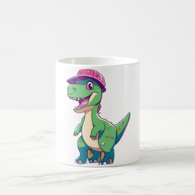 Taza De Café Funny T-Rex Dinosaur Mug (Centro)