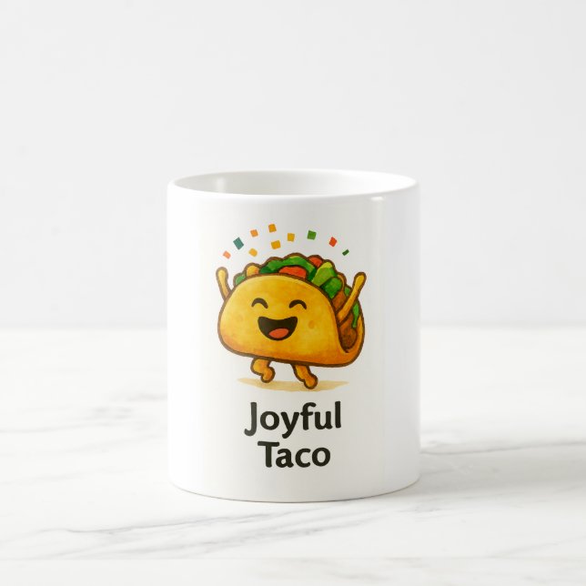 Taza De Café Funny Taco Coffee Mug | Cute Foodie Fiesta Gift (Centro)