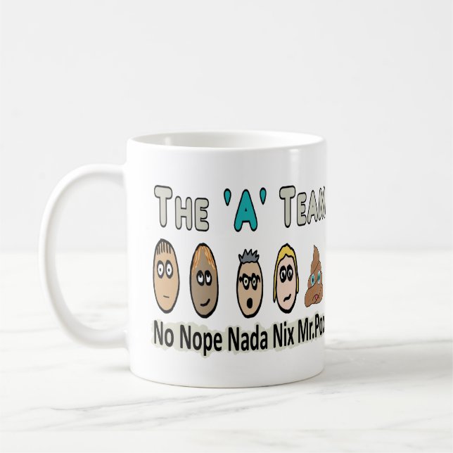 Taza De Café Funny Teamwork (Izquierda)