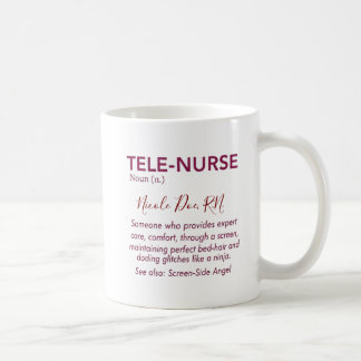 Taza De Café Funny Tele-Nurse Mug – Personalized Public Health 