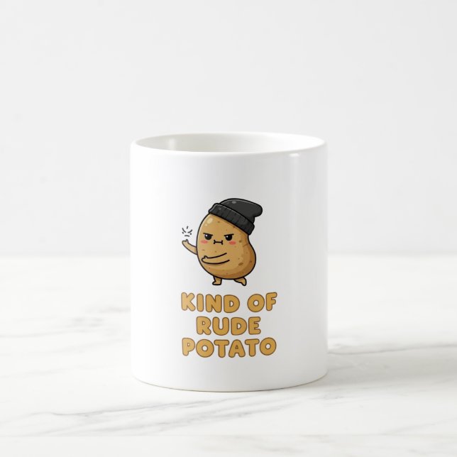 Taza De Café Funny Thanksgiving Mug | Kind of Rude Potato Coffe (Centro)