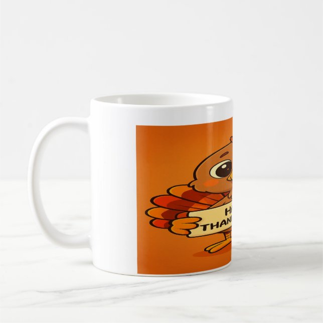 Taza De Café Funny Thanksgiving Turkey Mug (Izquierda)