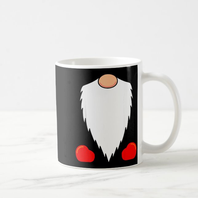 Taza De Café Funny Tomte Swedish Gnome Beard Christmas Yule Nis (Derecha)