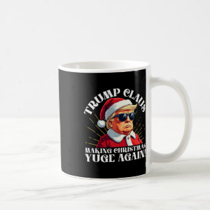 Taza De Café Funny Trump Claus vuelve a hacer que los Navidades