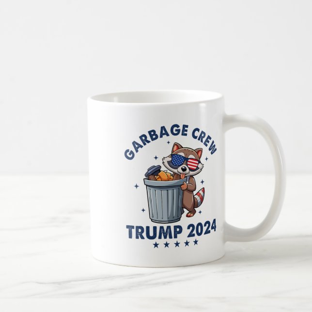 Taza De Café Funny Trump Garbyge Crew (Derecha)