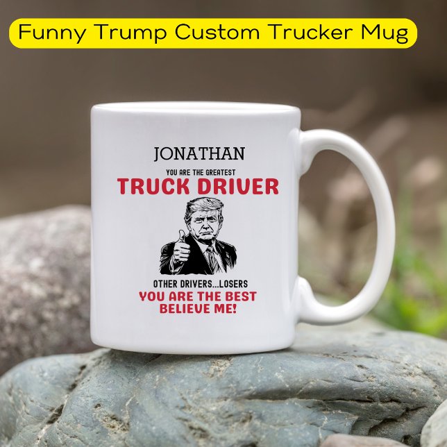 Taza De Café Funny Trump Gran Conductor de Camiones Personaliza (Subido por el creador)