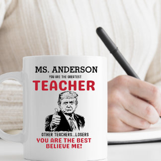 Taza De Café Funny Trump Gran Maestro Personalizado