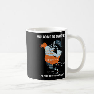 Taza De Café Funny Trump Groenlandia Canal Panamá Canadá México