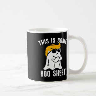 Taza De Café Funny Trump Halloween Esta Es Una Hoja De Bote