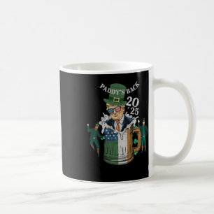 Taza De Café Funny Trump Paddy regresó a Patrick Day Funny Gif