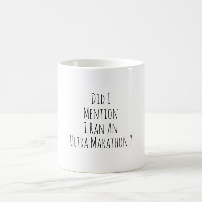 Taza De Café Funny Ultra Marathon Runner Marathoner Running (Centro)