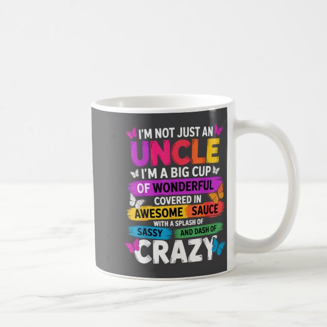 Taza De Café Funny Uncle Quote Sy Cool Uncle Men  (Derecha)