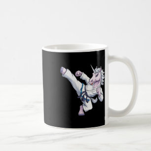 Taza De Café Funny Unicorn Karate Chica I Taekwondo Martial Art
