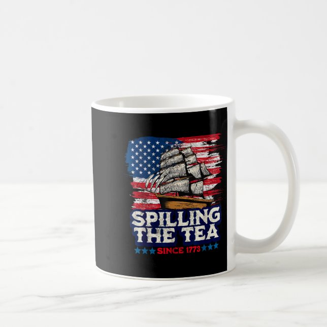 Taza De Café Funny Us History Teacher Boston Slling The Tea Sin (Derecha)