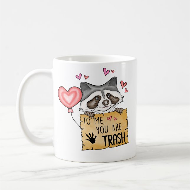 Taza De Café Funny Valentine Rude Valentine Coffee mug (Izquierda)