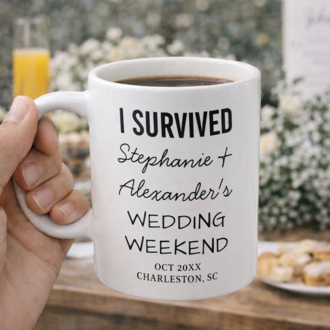 Taza De Café Funny Wedding Merch Custom Wedding Favor Keepsake (Subido por el creador)